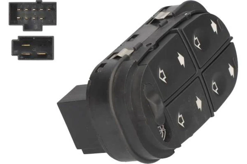 Image of Alfa e-Parts AF00540 Switch, window winder Left Front Switch,window winder (1761)
