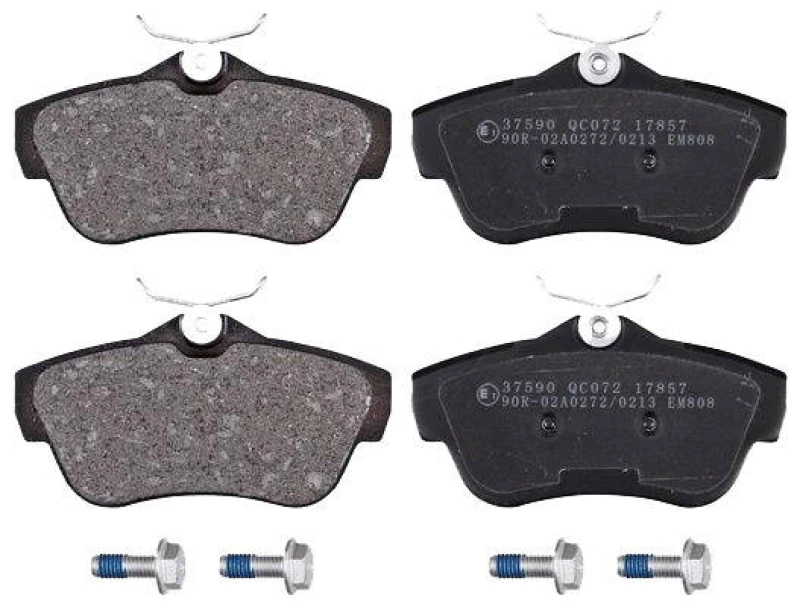 Image of A.B.S. 37590 Brake pad set without integrated wear sensor Brake Pad Set,disc brake (402)