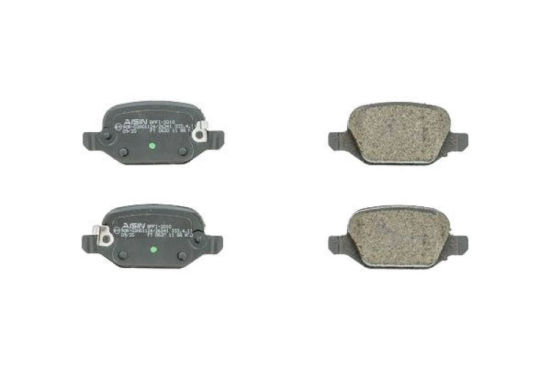 Image of AISIN BPFI-2010 Brake pad set Premium ADVICS by AISIN with acoustic wear warning Brake Pad Set,disc brake (402)