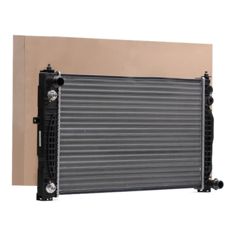 Image of RIDEX 470R0200 Engine radiator Mechanically jointed cooling fins, Automatic Transmission, Plastic Aluminium, Plastic Radiator,engine cooling (470)