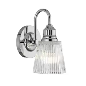 image of Addison 1 Light Wall Light Polished Chrome IP44