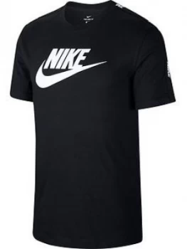 Image of Nike Short Sleeve Hybrid T-Shirt - Black, Size S, Men