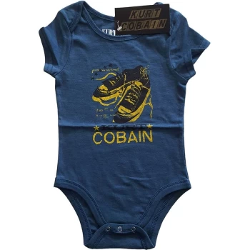 Image of Kurt Cobain - Laces Kids 6-9 Months Babywear - Blue