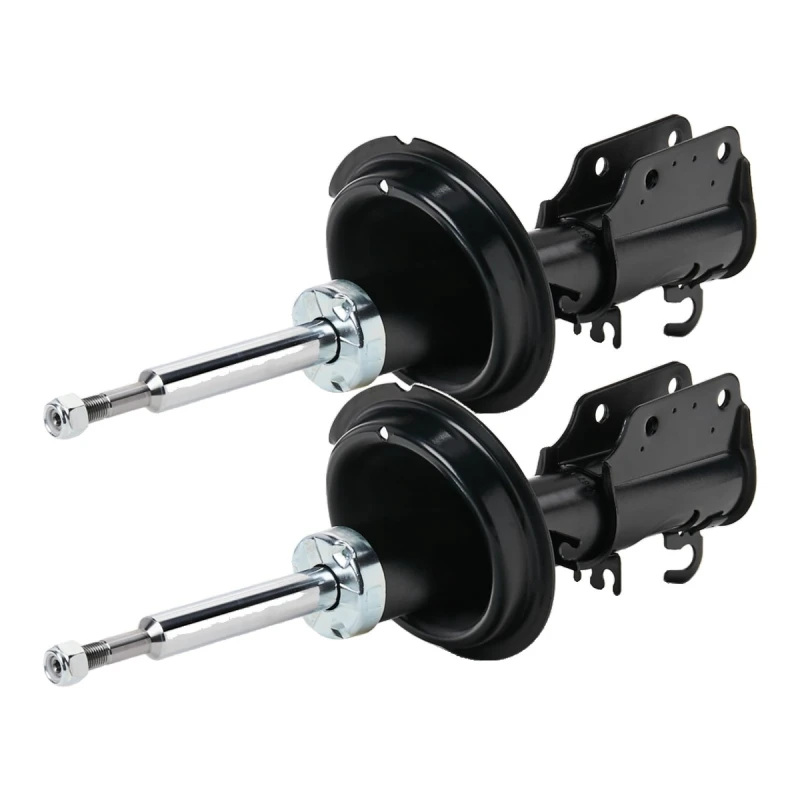 Image of RIDEX 854S18535 Shock absorber Front Axle, Gas Pressure, Twin-Tube, Suspension Strut, Top pin Shock Absorber (854)