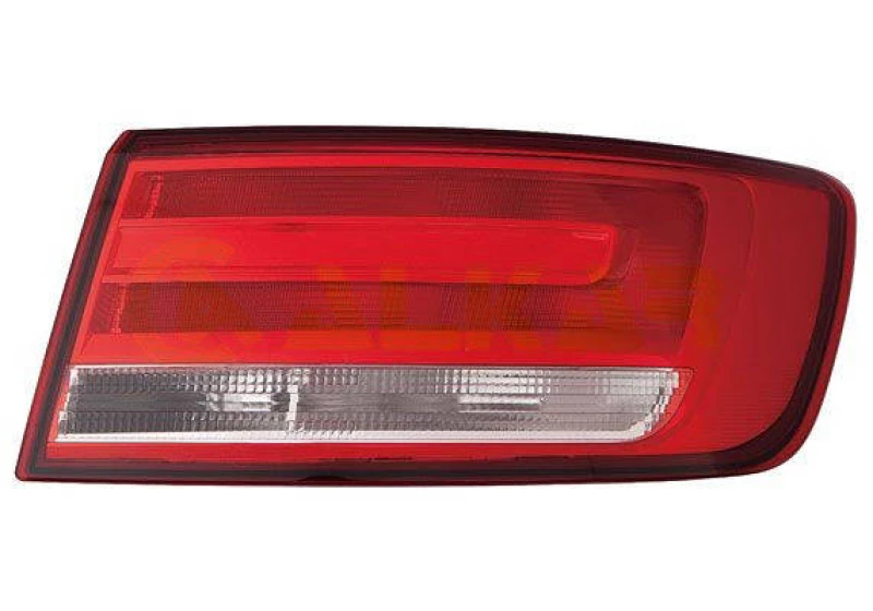 Image of ALKAR 2282479 Rear light Outer section, without bulb holder, Right, W16W Combination Rearlight (391)