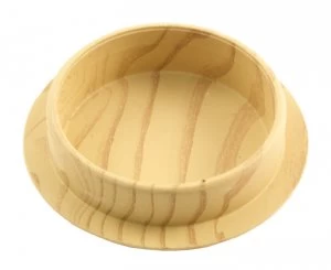 Set of 4 Non Slip Wooden Castor Cups 44mm