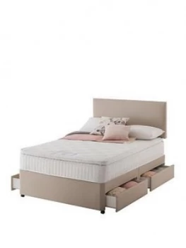 image of Layezee Made By Silentnight Addison 800 Pocket Pillow Top Divan Bed With Storage Options