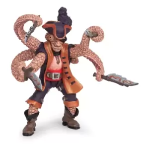 image of Papo Pirates and Corsairs Mutant Octopus Pirate Toy Figure, 3...