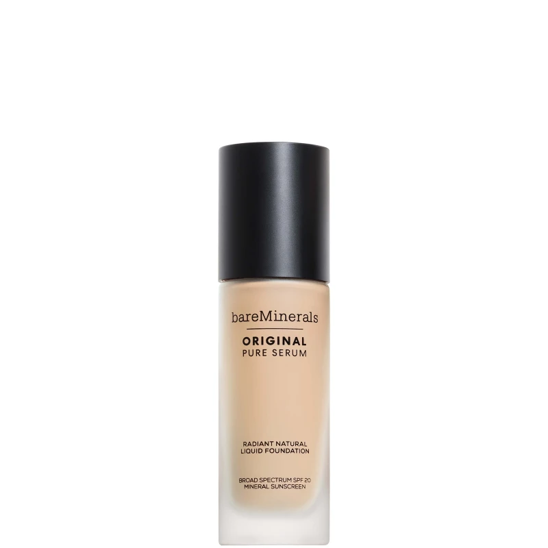 Image of bareMinerals Original Pure Serum Radiant Natural Liquid Foundation Mineral SPF20 30ml (Various Shades) - Fair Neutral 1.5