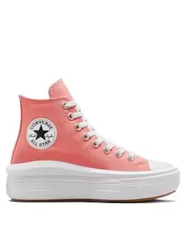 Converse Chuck Taylor All Star Move Platform Seasonal Colour Hi-Tops - Pink, Size 5, Women