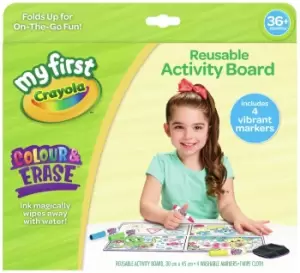 image of Crayola Color and Erase Reusable Activity Board