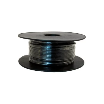 image of 1 Core Thin Wall Cable - 1 x 28/0.3mm - Black - 50m - 30030 - Connect