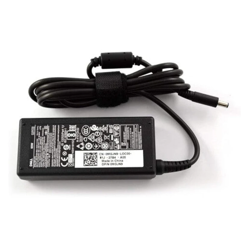 Image of DELL 65W Barrel (4.5 x 3mm) AC Adapter with EU Plug