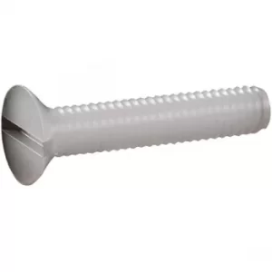 Image of Toolcraft Slotted Countersunk Screws DIN 963 Polyamide M2 x 25mm P...