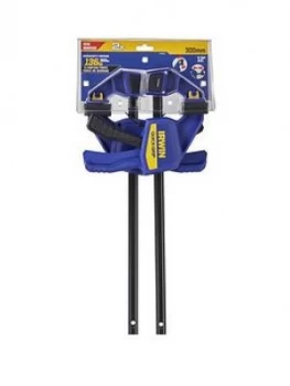 Image of Irwin 2 X Quick Grip Medium Load Clamps 300Mm