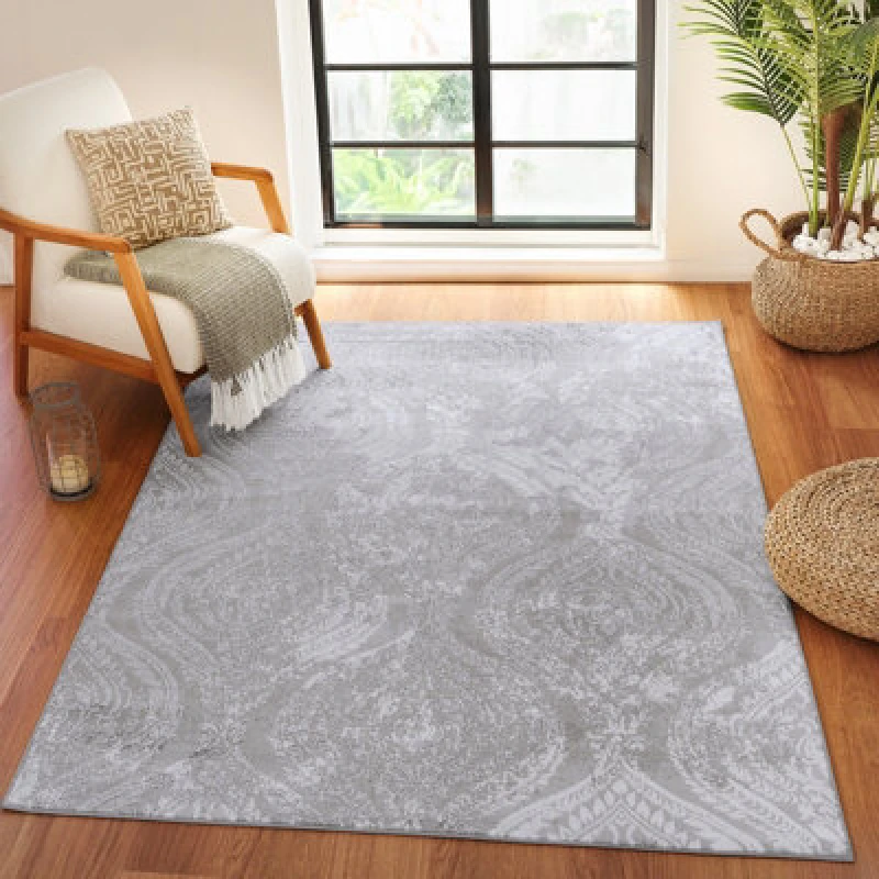 Image of Livabliss Vintage Oriental Boho Beige/white Ingrid Area Rug 120 X 170 Cm - Easy Care, Non Shedding, Ideal For Living Room & Bedroom