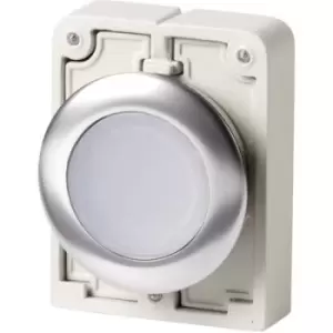 Image of Eaton M30C-FDL-W Pushbutton planar, round, chrome-plated White