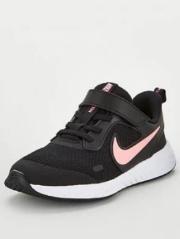 Image of Nike Revolution 5 Childrens Trainers - Black/Pink