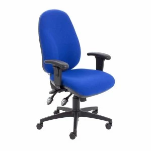 Image of TC Office Maxi Ergo Chair with Adjustable Arms, Blue
