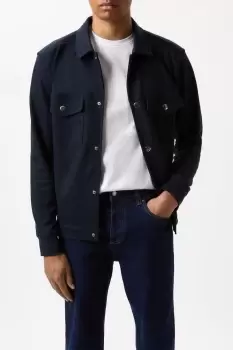 image of Navy Premium Trucker Jacket