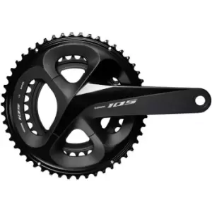 image of Shimano 105 R7000 Road Chainset - 50/34 - Black