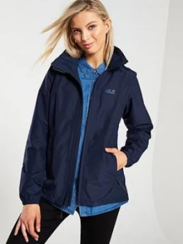 Image of Jack Wolfskin Stormy Point Jacket - Midnight Blue