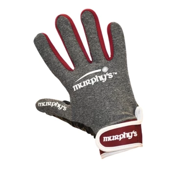 Image of Murphy's Gaelic Gloves Grey/Maroon/White 8 / Small