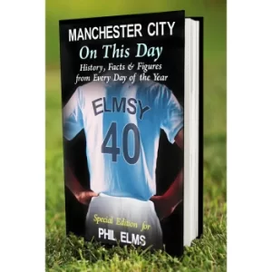 Image of Personalised Manchester City On This Day Book