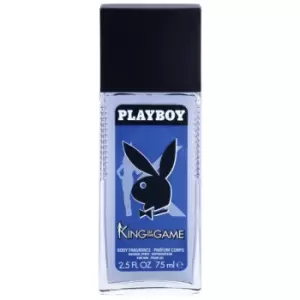 image of Playboy King Of The Game Deodorant For Him 75ml