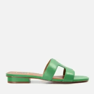 image of Dune Loupe Leather Mule Sandals - UK 4