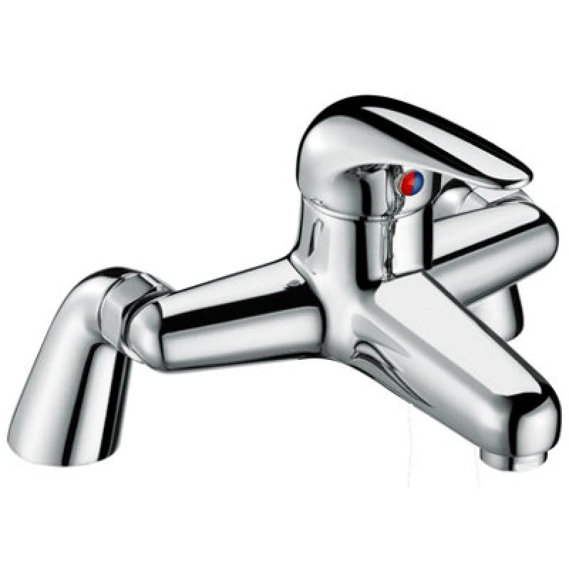 Image of Nes Home Alnore Bath Filler Mixer Tap Chrome Silver unisex