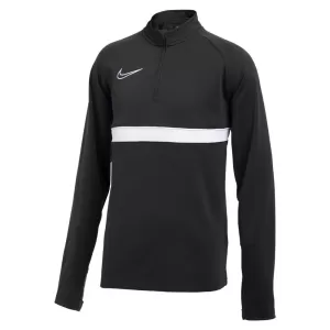 Image of Boys, Nike Junior Academy 21 Dri-FIT Drill Top - Black/White, Size L