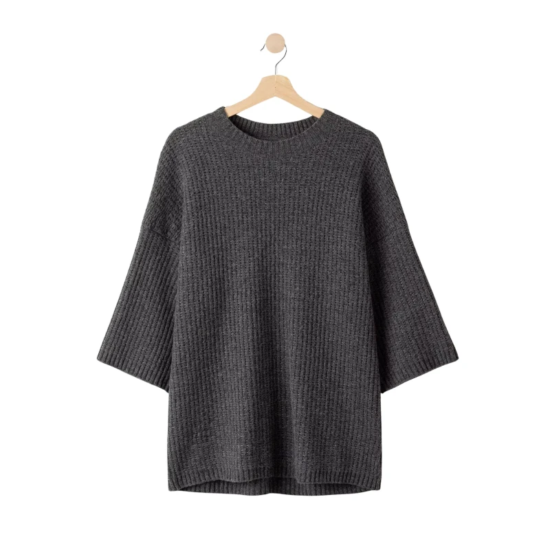 Image of Holebrook Womens round neck sweater Holebrook Livia Gris Female L