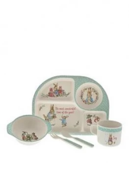 Peter Rabbit Peter Rabbit Christmas Collection Bamboo Dinner Set