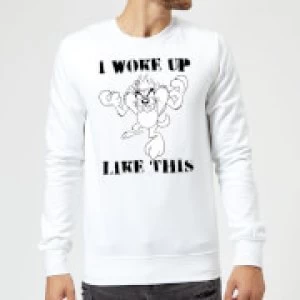 Image of Looney Tunes I Woke Up Like This Sweatshirt - White - XXL