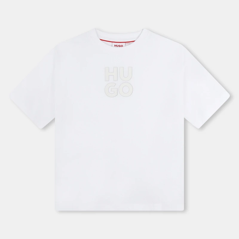 Image of HUGO Logo T-Shirt Juniors - White White One Size
