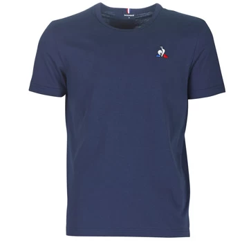 image of Le Coq Sportif ESS TEE SS No. 2m mens T shirt in Blue - Sizes XXL,S,M,L,XL,XS