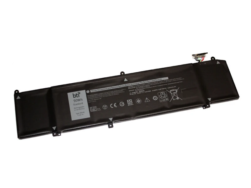 Image of BTI BTI 90Wh 6 cell XRGXX compatible battery for Alienware M17 M15 XRGXX-BTI