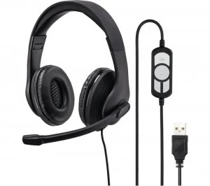 Image of HAMA HS-USB300 Headset - Black