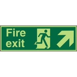 Image of Stewart Superior PSP316SAV Self Adhesive Vinyl Sign 150x450 Fire