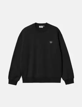 Image of Carhartt-WIP Heart Patch Sweatshirt - Black