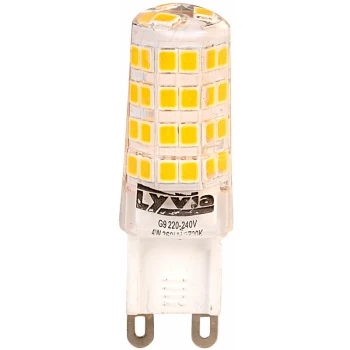 image of 3644 G9 LED Bulb Warm White 4W 360lm 2700K - Lyveco