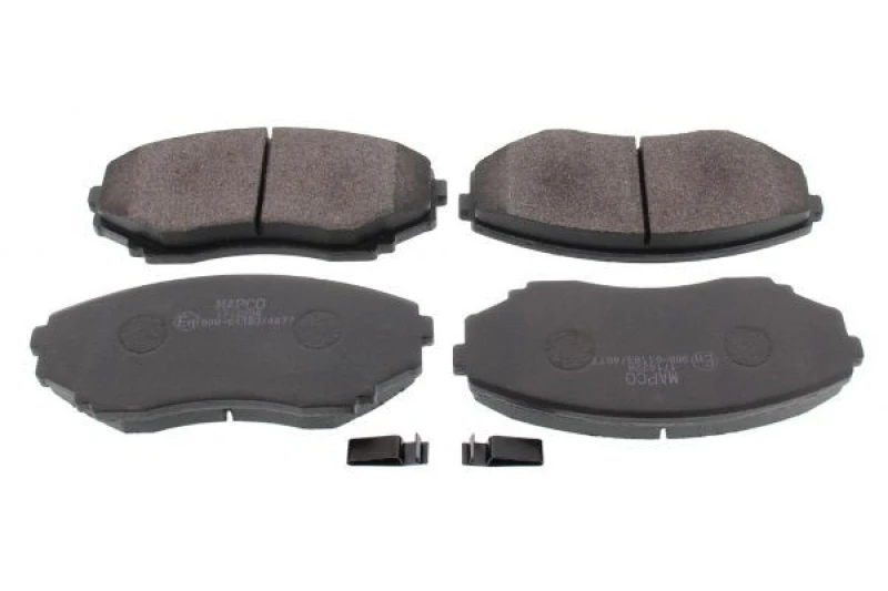Image of MAPCO 6965 Brake pad set Front Axle, with acoustic wear warning Brake Pad Set,disc brake (402)