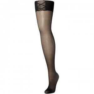 image of Aristoc Bodytoner lower leg 15 denier tights - Black