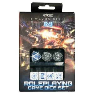 Image of Infinity RPG Dice Set Mercenary (Set of 7)