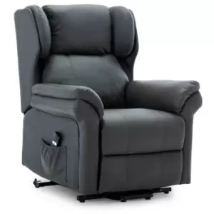 Image of Oakford Electric Rise Recliner - Slate