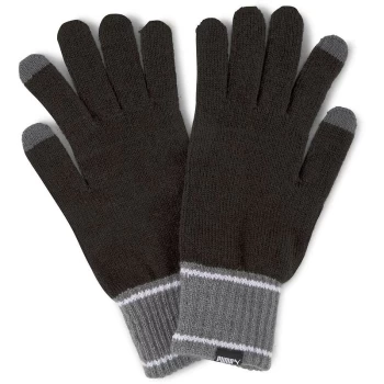 image of Puma - Knit Gloves (Pair) - Large/XLarge - Black/Gray Heather