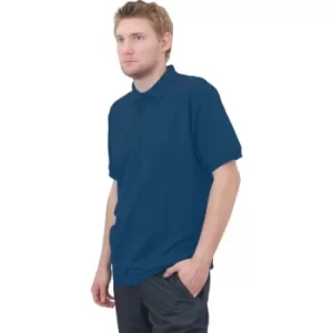Image of Firenze 65/35 Medium Navy Polo Shirt