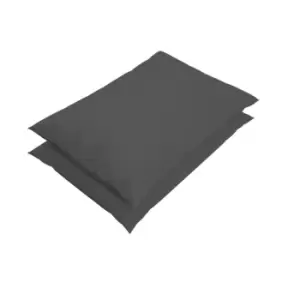 Image of Magna Superior Soft Microfibre Bedding Sheet Range - Charcoal - Pillowpair TJ Hughes