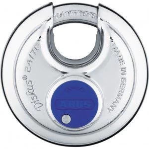 image of Abus 24 Series Diskus All Stainless Steel Padlock 70mm Standard